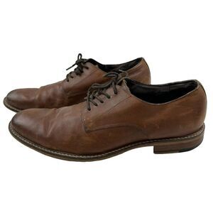 Aston Grey Collection Orlando Brown Leather Oxfords Dress Shoe 11.5 Style 100967